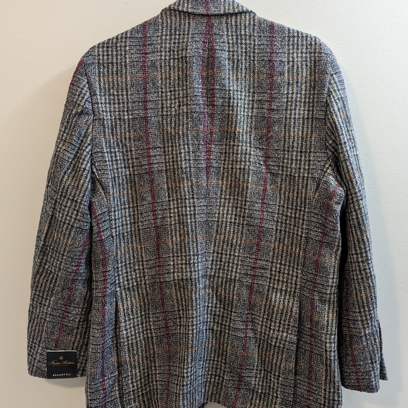 NWT Brooks Brothers Regent Fit Tweed Wool Blazer Sport Coat 40S - Picture 5 of 10